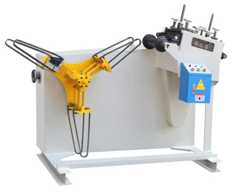 Two-in-one material rack straightening machine