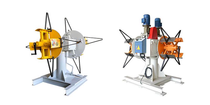 Double headed heavy material rack