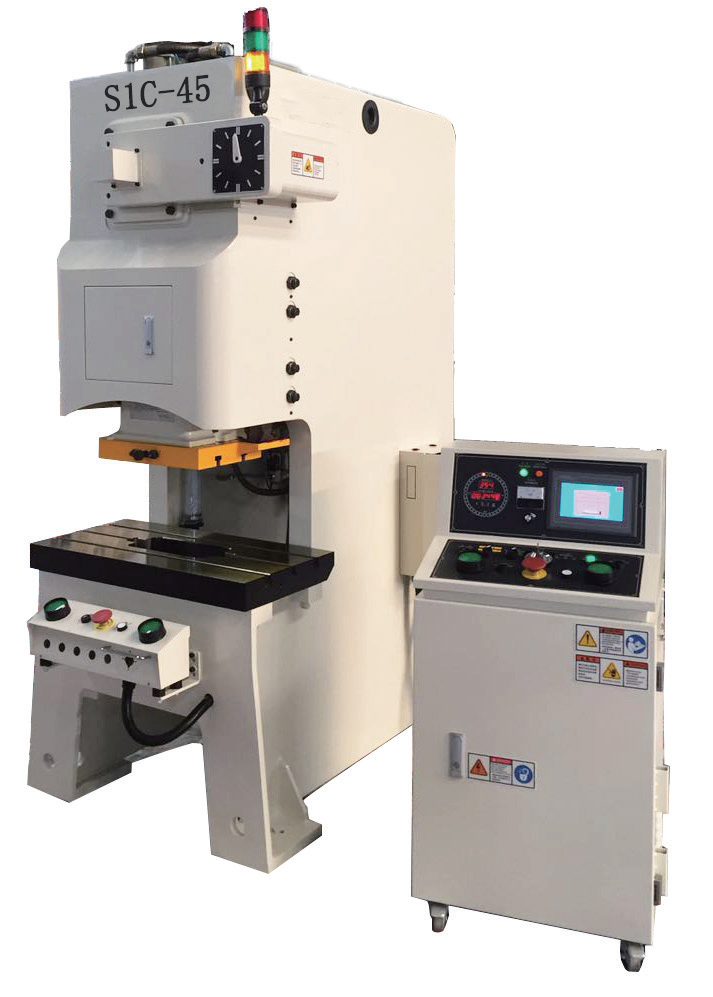 S1C Series Open Single Crankshaft Servo Mechanical Punch, 80 Tons 160 Tons Pneumatic Press Machines