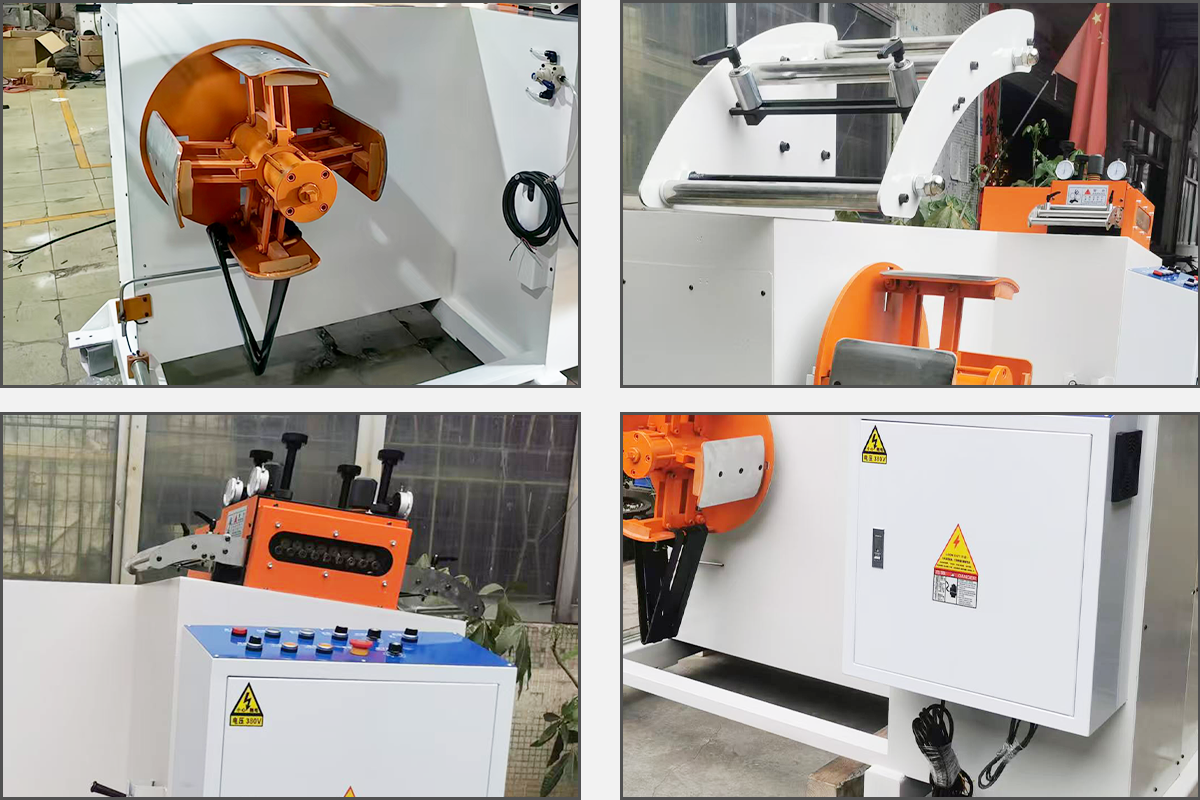 GO-B Type 2 in 1 Decoiler With Straightener for Metal Sheet Thickness: 0.1mm~0.6mm