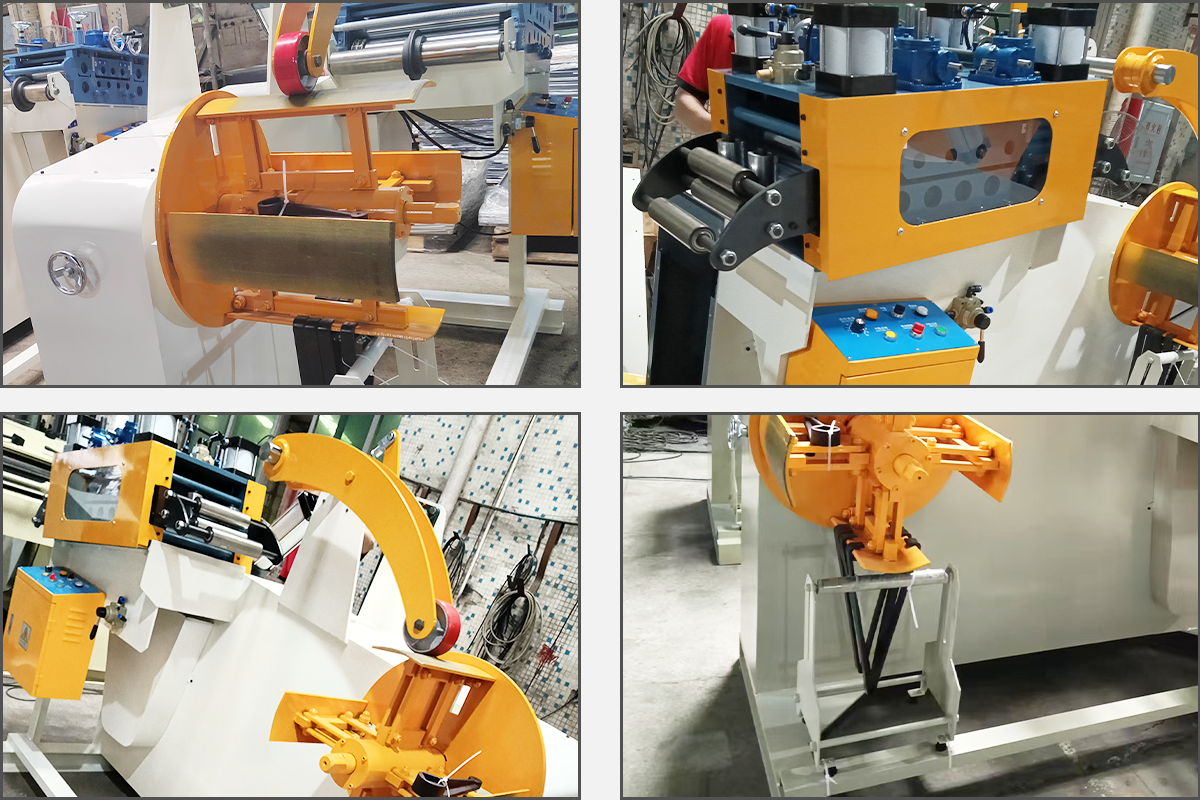 GO-A Medium And Thick Plates Straightener Cum Decoiler For Sheet Thickness: 1mm~4.5mm