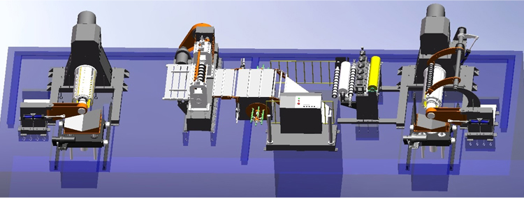 High Speed Precision Slitting Line For Thick Plate